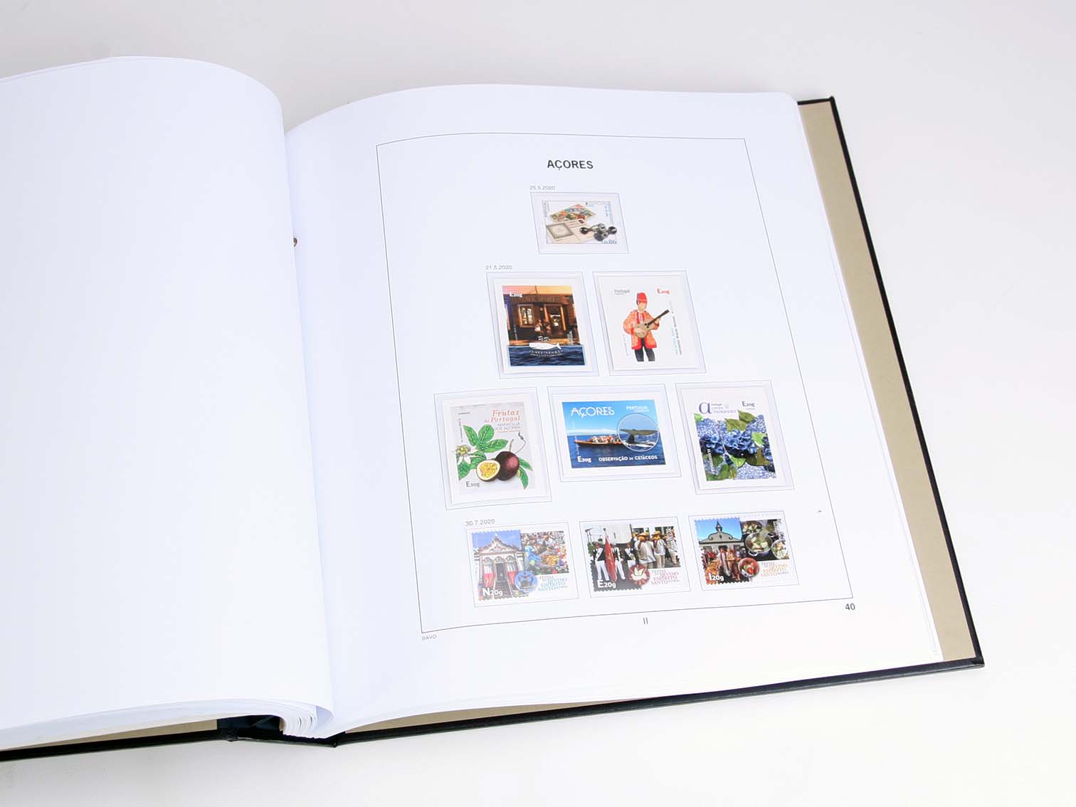 davo-luxe-a-ores-mad-re-2020-feuillets-album-timbres image 1