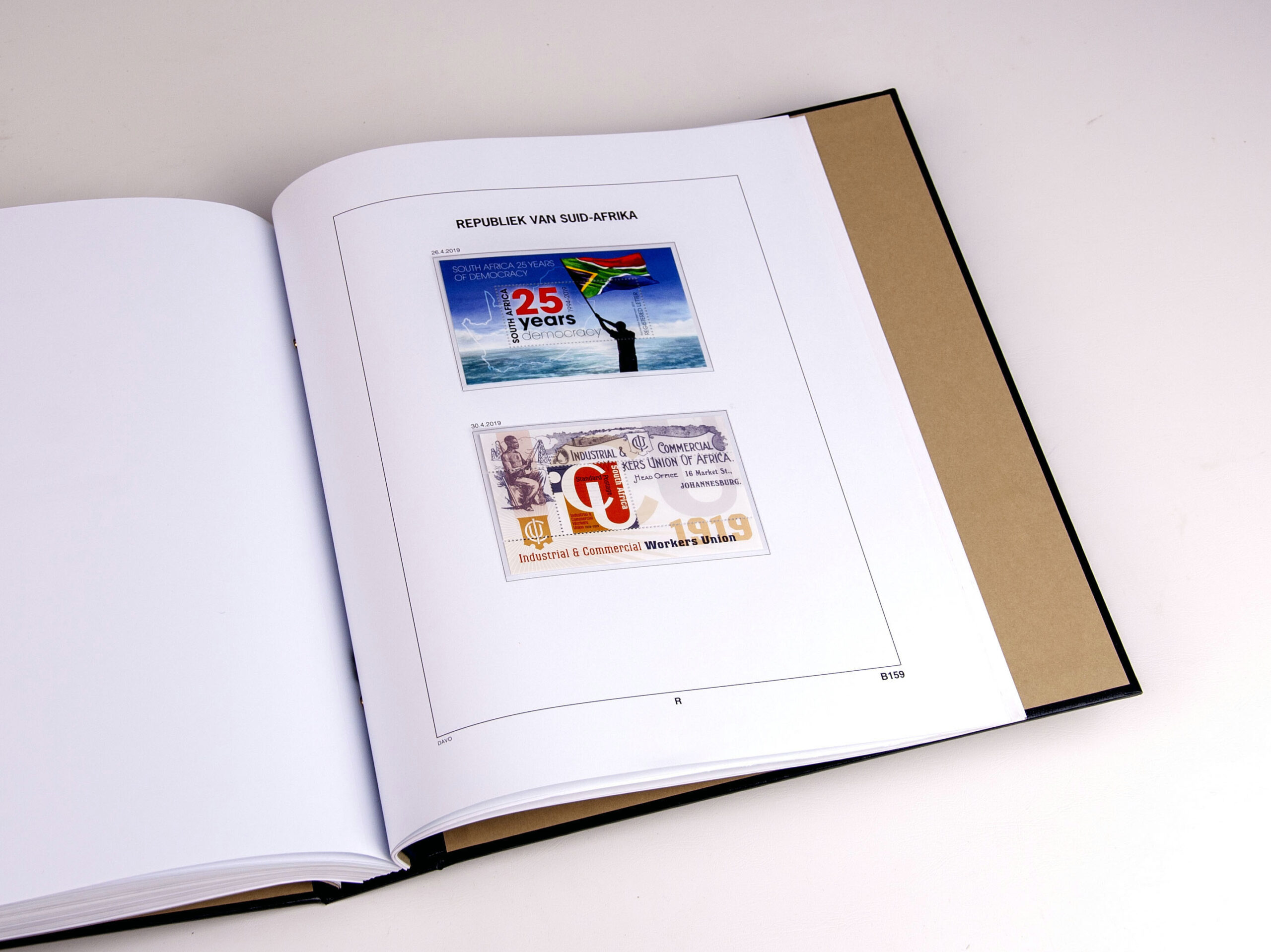 davo-luxe-feuilles-timbres-afrique-du-sud-2019 image 1
