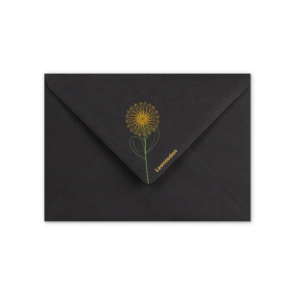 enveloppes-france-v-nements-c6-enveloppe-deuil-pissenlit-noire image 1