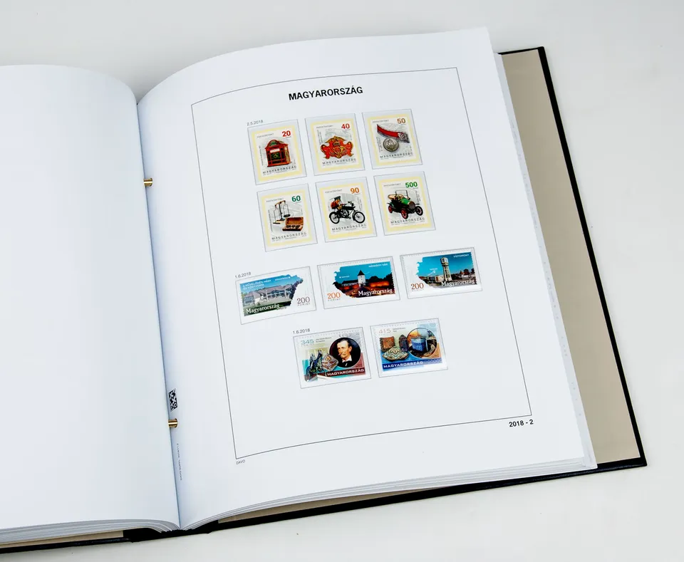 davo-luxe-hongrie-2018-suppl-ment-album-timbres-pages-170g image 1