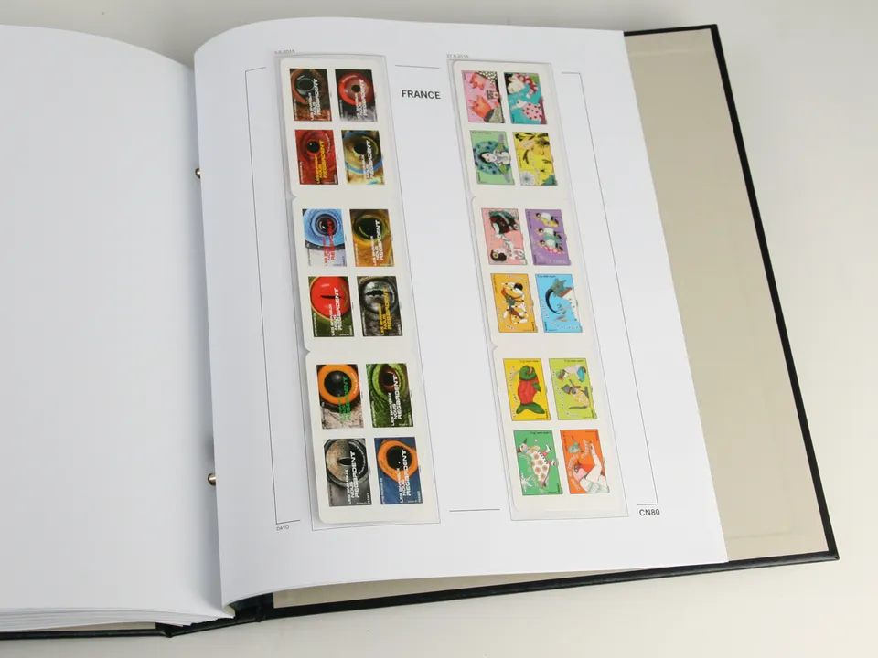 davo-luxe-france-carnets-2005-suppl-ment-feuilles-album-timbre image 1