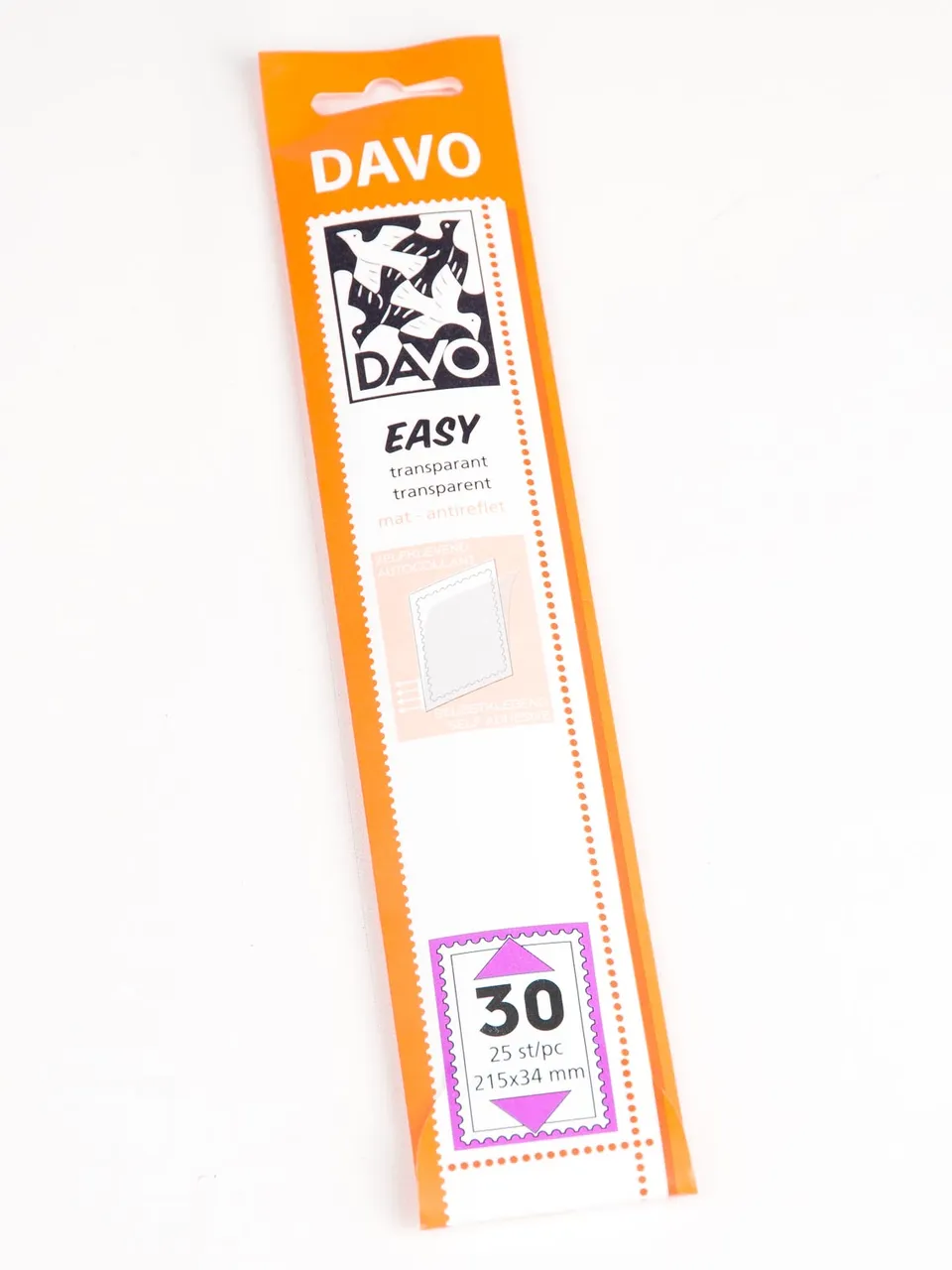 davo-easy-t30-215x34-bandes-timbres-transparentes-25-pi-ces image 1